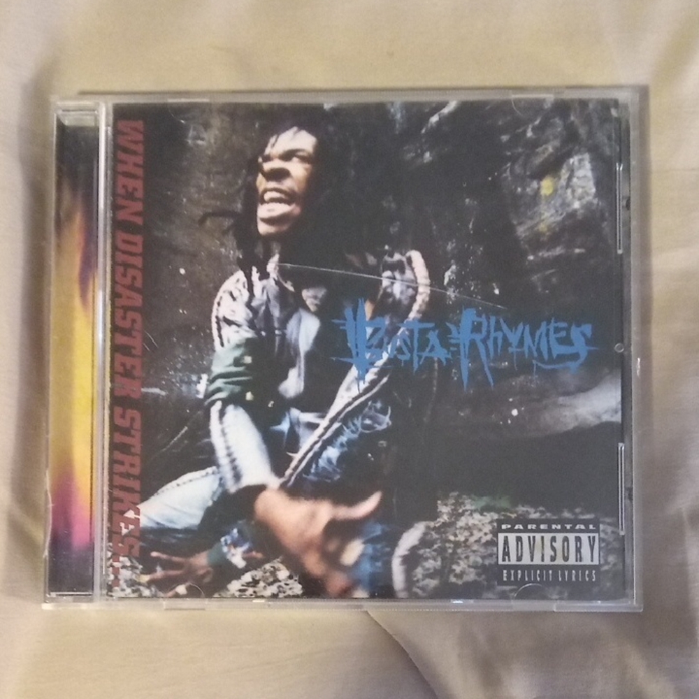 VINTAGE BUSTA RHYMES Music CD When Disaster Strikes 1997 / 90s Hip Hop